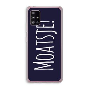 Moatsje!: Samsung Galaxy A51 5G Transparant Hoesje