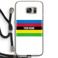 WK Wielrennen: Samsung Galaxy S7 Transparant Hoesje met koord