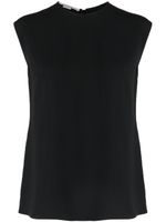 Stella McCartney blouse Cady à mancherons - Noir