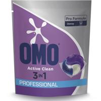 Omo Professional Pro Formula Active Clean 3 in 1 wasmiddel, pak van 80 capsules