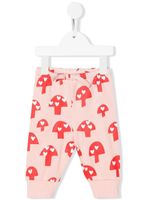 Stella McCartney Kids pantalon en coton biologique à imprimé graphique - Rose - thumbnail