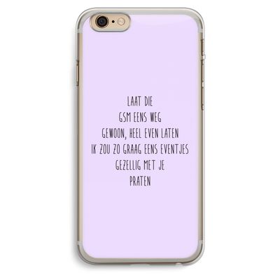 GSM: iPhone 6 Plus / 6S Plus Transparant Hoesje