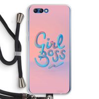 Girl boss: Honor 10 Transparant Hoesje met koord