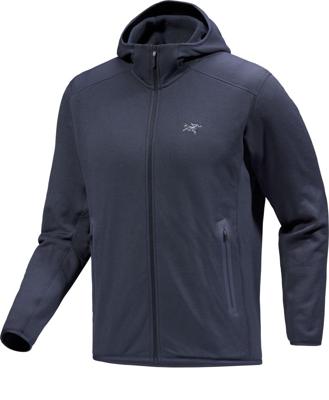 Arc&apos;teryx Kyanite Hoody Fleece Heren Black Sapphire XXL