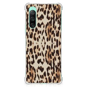 Sony Xperia 10 V Case Anti-shock Leopard