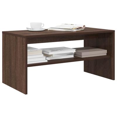Tv-meubel 80x40x40 cm bewerkt hout bruin eikenkleur