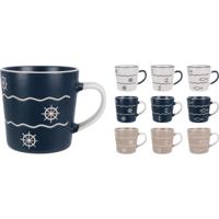 Beker aardewerk 350ml maritiem