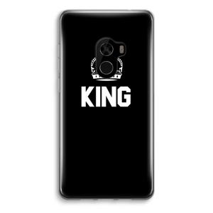 King zwart: Xiaomi Mi Mix 2 Transparant Hoesje