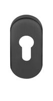 Formani Basics LBY32 cilinderplaatje ovaal - PVD gunmetal