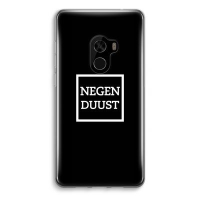 Negenduust black: Xiaomi Mi Mix 2 Transparant Hoesje