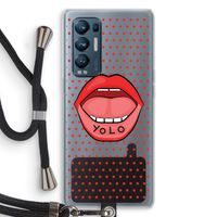 Yolo Denise: Oppo Find X3 Neo Transparant Hoesje met koord