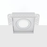 Bella Ondiepe LED inbouw 40mm trimless spot kantelbaar 5Watt vierkant WIT IP65 dimbaar - interne driver Bella Ondiepe LED inbouw 40mm trimless spot kantelbaar 5Watt vierkant WIT IP65 dimbaar - interne driver
