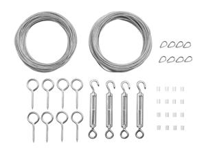 PARKSIDE Staalkabel-klimhulp, 30 m / 15 m (15m set 2st.)