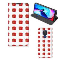 Motorola Moto G9 Play | Flip Style Cover | Paprika Red