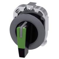 Siemens 3SU10622EL400AA0 3SU1062-2EL40-0AA0 Knevelschakelaar Knevel Groen 2 x 45 ° 1 stuk(s)