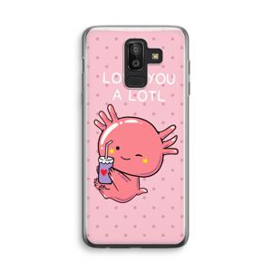 Love You A Lotl: Samsung Galaxy J8 (2018) Transparant Hoesje