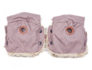 Easygrow handwarmers met nepbont dames roze Easygrow handwarmers met nepbont dames roze