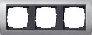 Gira Event Aluminium / Antraciet 3-voudig
