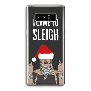 Came To Sleigh: Samsung Galaxy Note 8 Transparant Hoesje