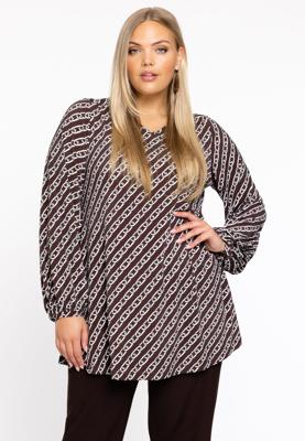 Yoek Tuniek wide bottom | Bruin | Maat 46/48