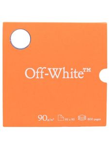 Off-White carnet à découpes Meteor - Orange