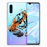 Hoesje maken Huawei P30 Watercolor Tiger