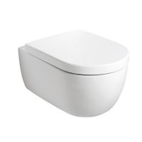 Plieger Kansas Compact randloos toilet met softclose & quick release zitting wit