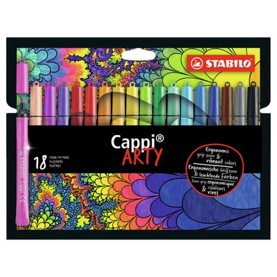 Stabilo cappi arty viltstiften 18st.