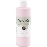 Plus Color acrylverf, soft pink, 250 ml/ 1 fles