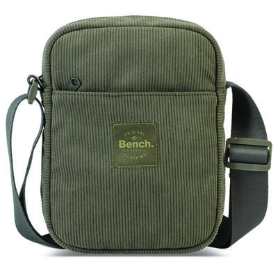 Bench Corduroy Crossbody / Schoudertas Olijf