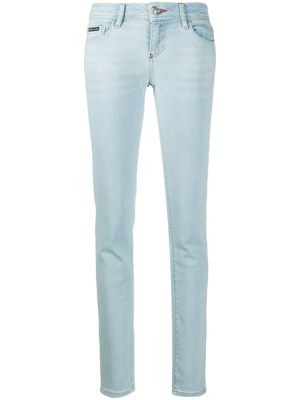 Philipp Plein jean skinny classique - Bleu