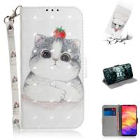 3D gekleurde tekening horizontale Flip lederen draagtas met houder & kaartsleuven & portemonnee voor Huawei P30 (cute cat) 3D gekleurde tekening horizontale Flip lederen draagtas met houder & kaartsleuven & portemonnee voor Huawei P30 (cute cat)