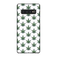 Weed: Samsung Galaxy S10 4G Volledig Geprint Hoesje