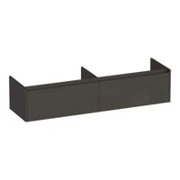 Brauer Embrace - Onderkast - 160 cm - met 2 Softclose Lades Greeploos en 2 Sifon Uitsparingen - Timber Anthracite