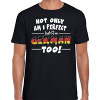 Not only perfect German / Duitsland t-shirt zwart voor heren - thumbnail