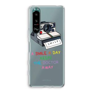 Smile: Sony Xperia 5 III Transparant Hoesje