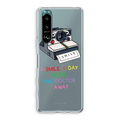 Smile: Sony Xperia 5 III Transparant Hoesje