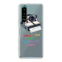 Smile: Sony Xperia 5 III Transparant Hoesje