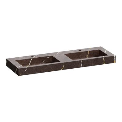 Wastafel Topa Artificial Marble 140 Copper Brown Topa