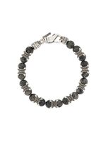 Emanuele Bicocchi bracelet orné de perles - Gris - thumbnail