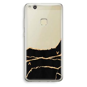 Gouden marmer: Huawei Ascend P10 Lite Transparant Hoesje