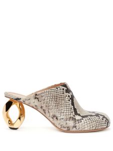 JW Anderson mules Chain Heel - Gris