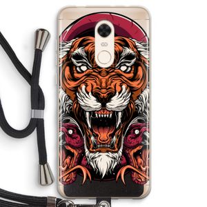 Tiger and Rattlesnakes: Xiaomi Redmi 5 Transparant Hoesje met koord