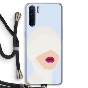 Incognito: Oppo A91 Transparant Hoesje met koord