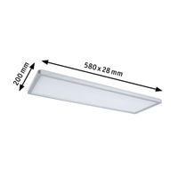 Paulmann Atria Shine 70996 LED-plafondlamp 22 W Warmwit Chroom (mat) - thumbnail