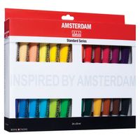 Bruynzeel Amsterdam acrylverf standard set, 24dlg.