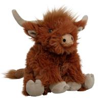 Nature Planet Knuffeldier Schotse hooglander koe - pluche stof - 17 cm