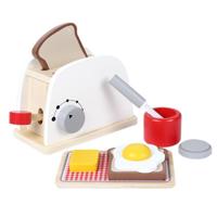 Hout doen alsof spelen keuken rol spelen spel leren speelgoed simulatie broodroosters brood set voor kinderen