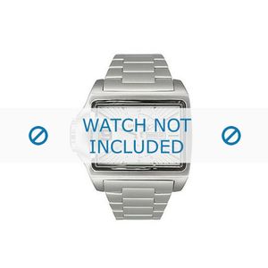 Diesel horlogeband DZ1315 Roestvrij staal (RVS) Zilver 29mm