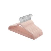 Set van 30 kleerhangers met antislipoppervlak, Roze